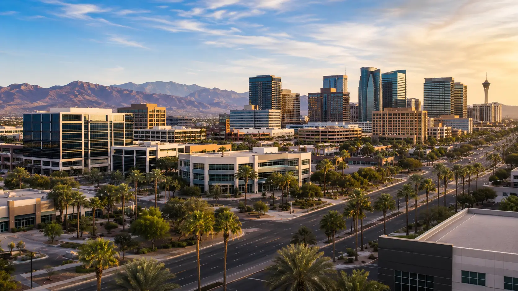 Las Vegas NV business district
